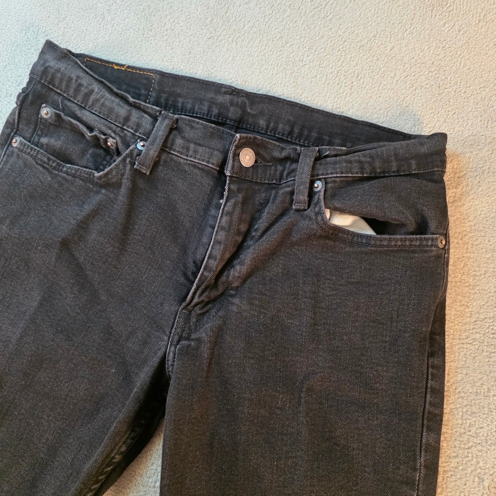 Levis 511 Slim Fit Jeans Mens 32x30 Black Denim Pants 04511-2391
